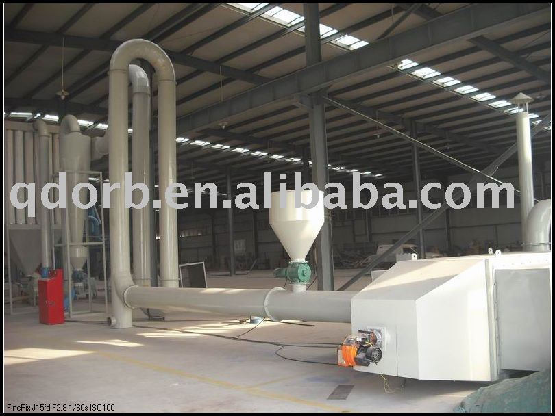 Industrial hot air steam dryer system