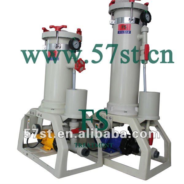 Industrial liquid/fluid/solution filter