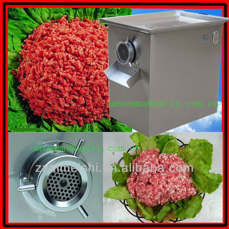 Industrial metal meat grinder