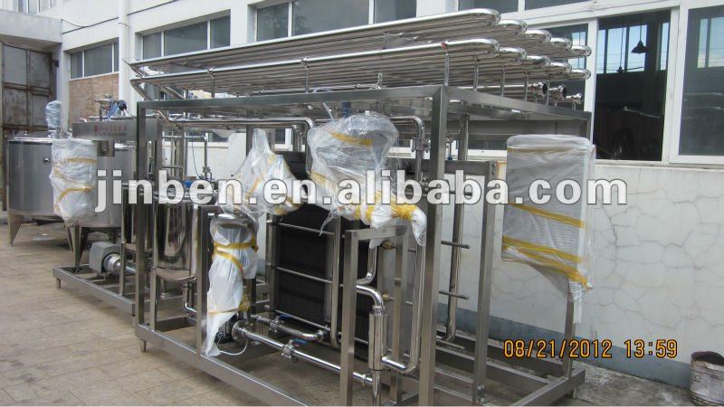 Industrial milk pasteurizer