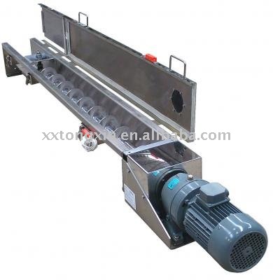 Industrial screw conveyor material transport equipment