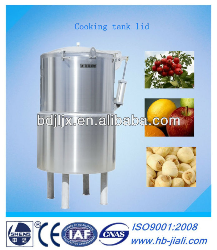 Industrial steam pressure kettle for beans boiling