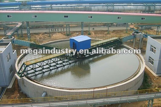 Industrial Thickener for Mineral Concentration with High Efficiency