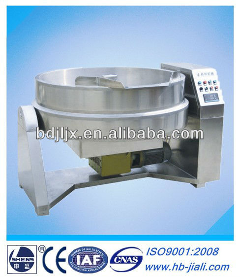 Industrial tilting chili paste making machine