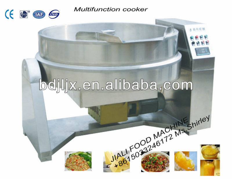 Industrial tomato sauce cooking mixer