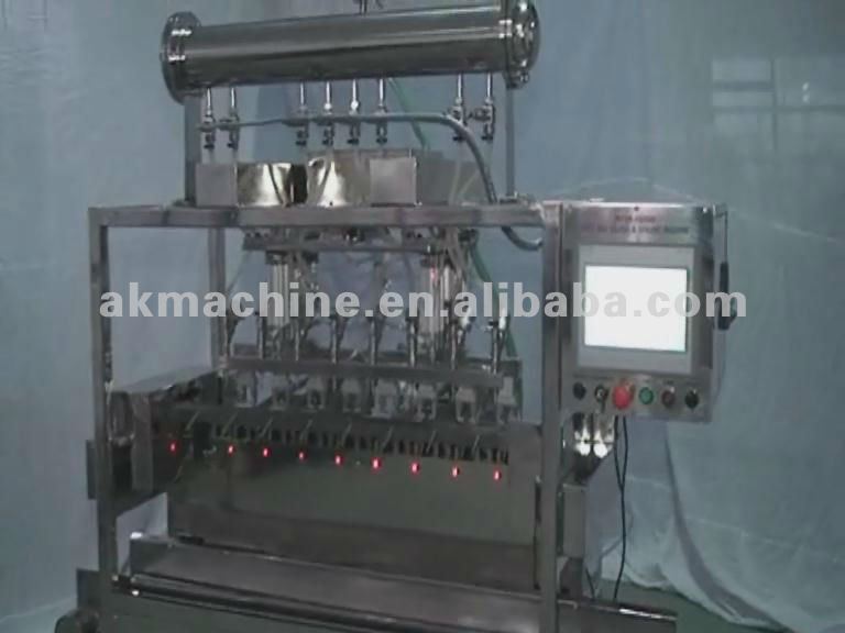 Infusion bag filling machine