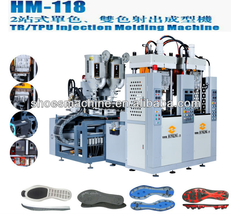 Injection Machine for Soles Used HM-118