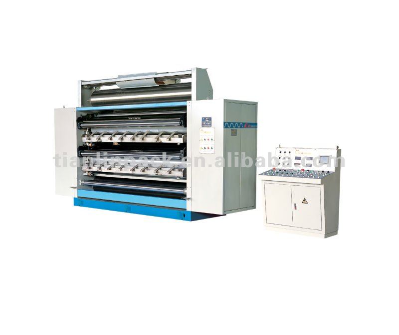 Inline duplex gluing machine for corrugated cardboard