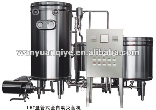 Instant UHT sterilizer / juice / beer pasteurizer 115 degree C pasteurier tank