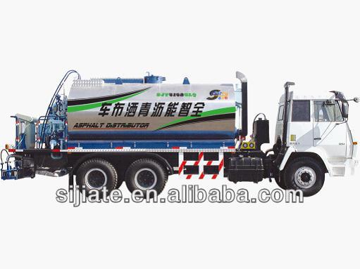 intelligent bitumen spraying truck