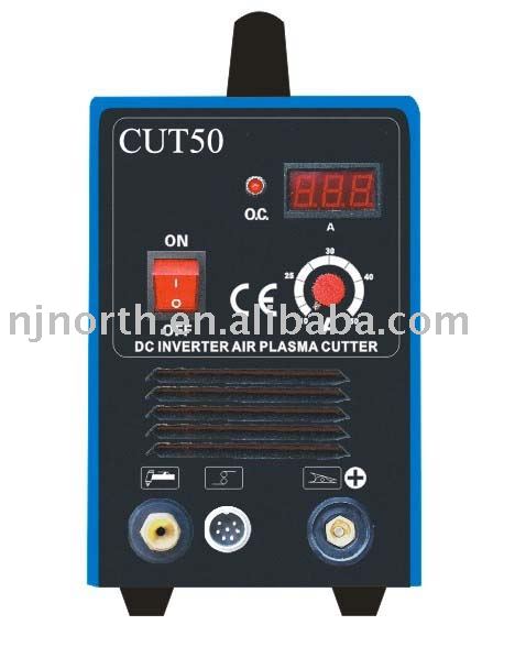 Inverter DC Air Plasma Cutter with digital display in the panel 50amp