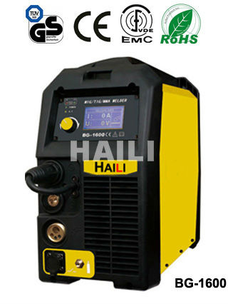 Inverter Dc IGBT MCU MIG/TIG/MMA 3 In 1 MIG Welding Machine(BG-1600)