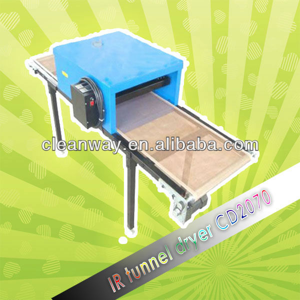 IR conveyor dryer dry tunnel for T-shirt --- screen printing machine