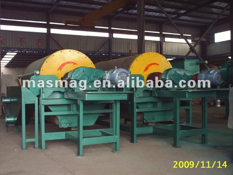 iron ore wet drum magnetic separator for sale