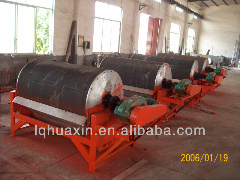 Iron sand permanent magnetic separator/magnetic drum