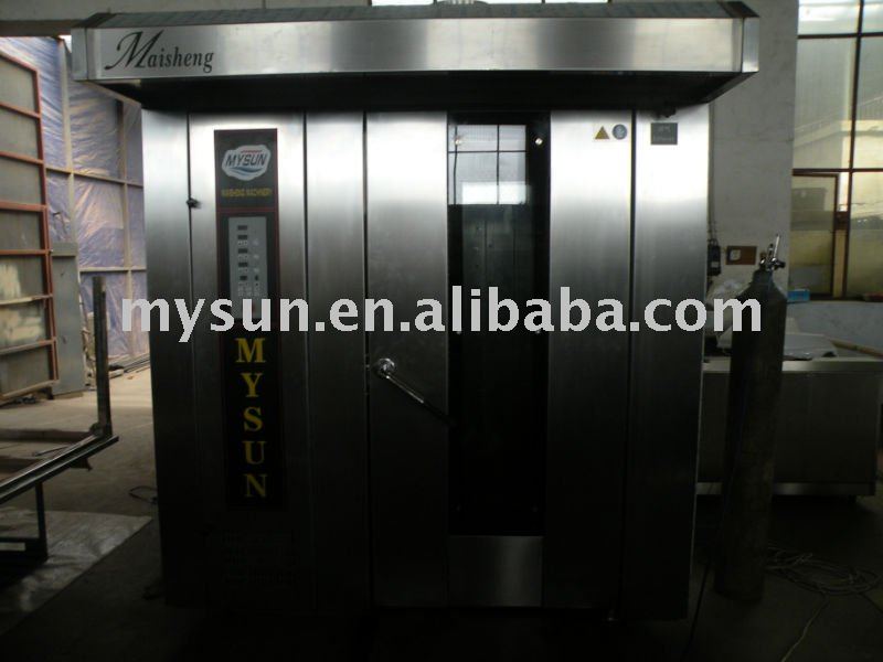 ISO-approve baking duck Rotary Rack Oven machinery