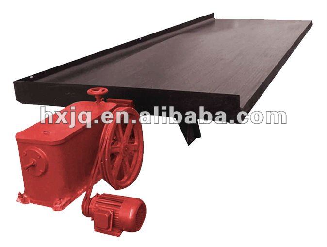 ISO qualified placer gold separator, gold shaking table, placer gold mining equipment