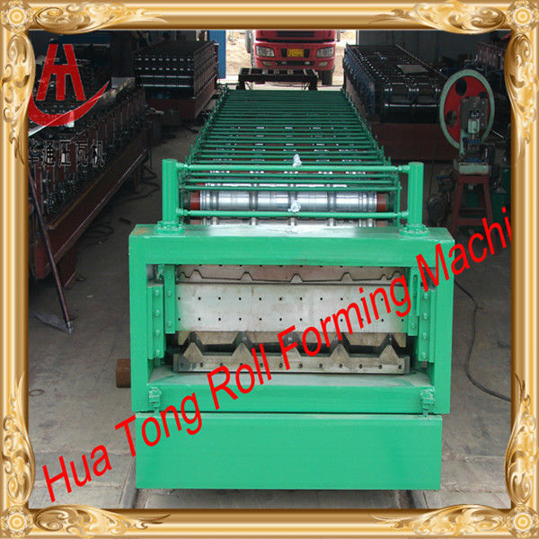 ISO standard double layered roof roll forming machine