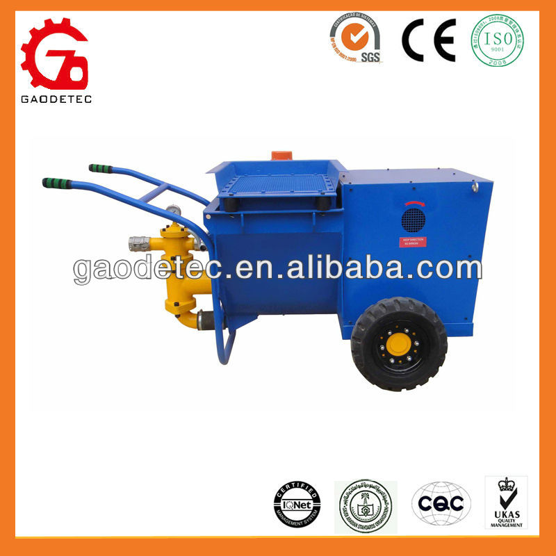 ISO supplier GMP50/40 piston construction used plaster pump