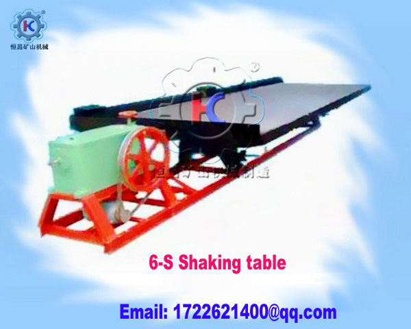 ISO9001:2008 high recovery rate Gold shaking table for sale