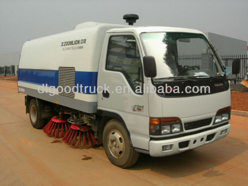 ISUZU 100P automatic road sweeper truck