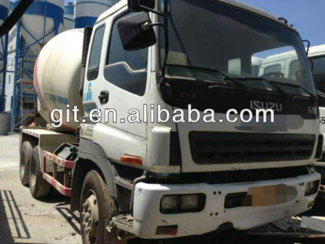 Isuzu used concrete mixture truck made in japan