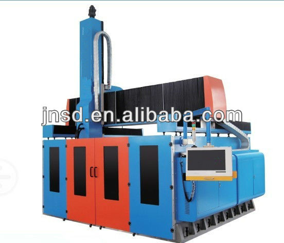 Italy VEM 12kw spindle marble 5 axis CNC machinery