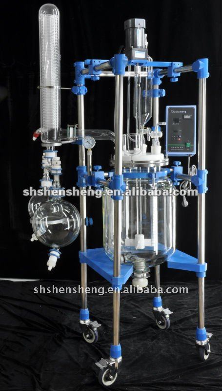 Jacketed Glass Reactor 100L Borosilicate Condenser Explosion (Flame) Proof