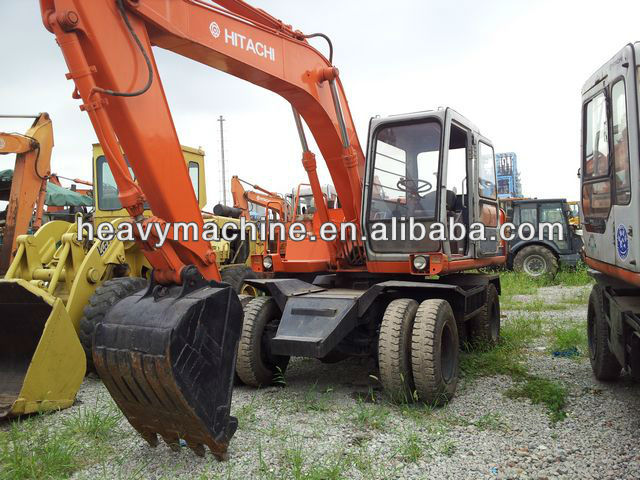 Japan made Used Hitachi Wheel Excavator EX100WD-1 on Sale