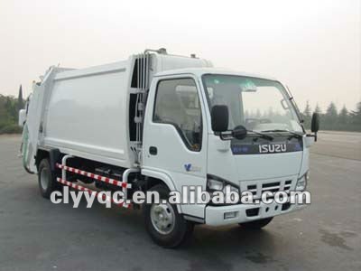 japanese ISUZU garbage compactor truck