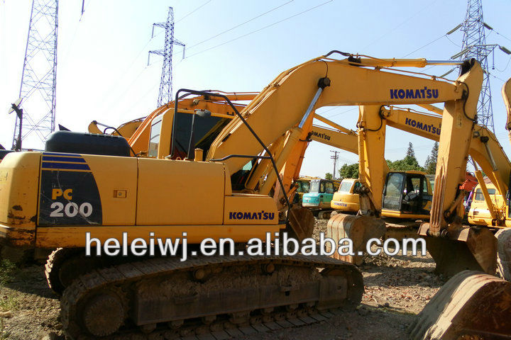 japanese original made used komatsu pc200-8 digger machine mechanical hydraulic excavating machinery best price excavator