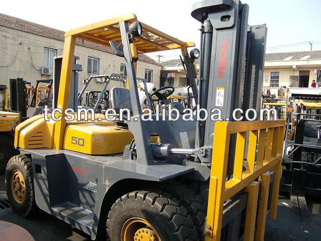 Japanese used machines TCM forklifts 5T on sale