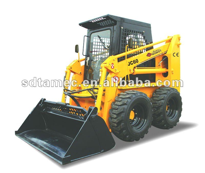 JC60 skid steer loader,china bobcat,engine power 60hp,loading capacity 850kg