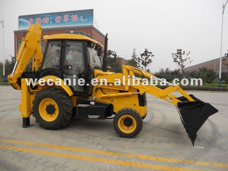 JCB Similar Backhoe Loader(4WD) with big rear wheel