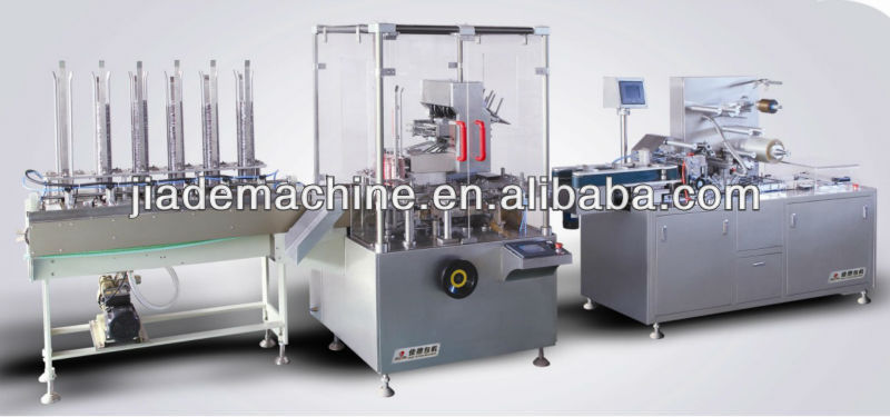 JDZ-120D/TMP130 Condom Packing line (cartoning machine and cellophane overwrapping machine)