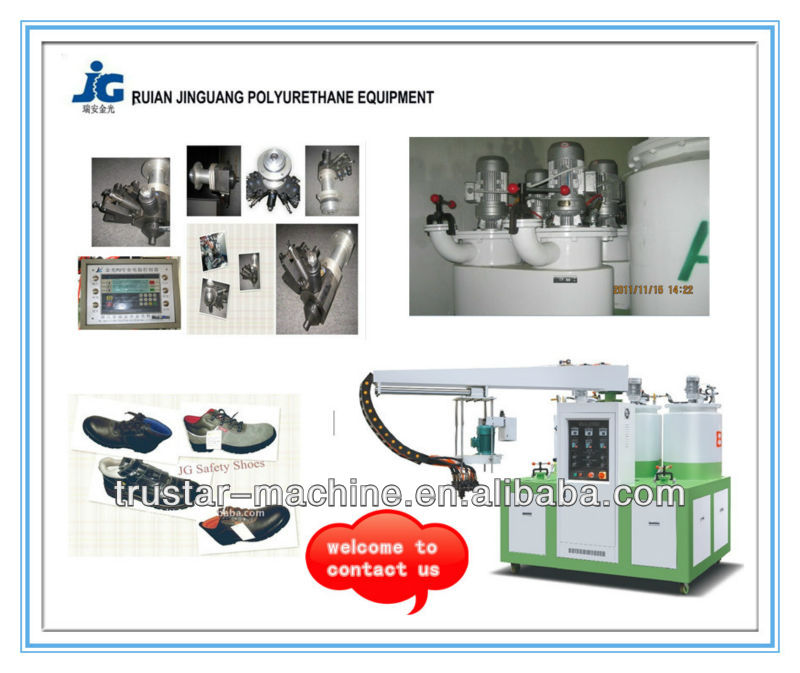 JG PU footwear making machine