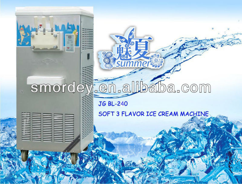 JGBL-240 frozen yogurt machine,with semi-hermetic refrigeration compressor