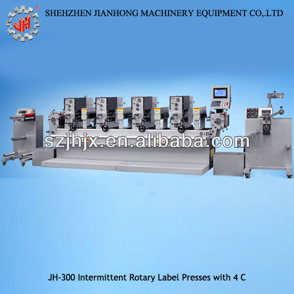 JH-300 Intermittent Rotary Adhesive Label Printing Machine