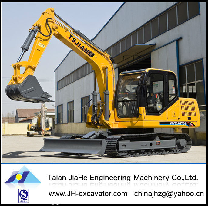 JH75 crawler excavator with imported hydraulic system from Korea