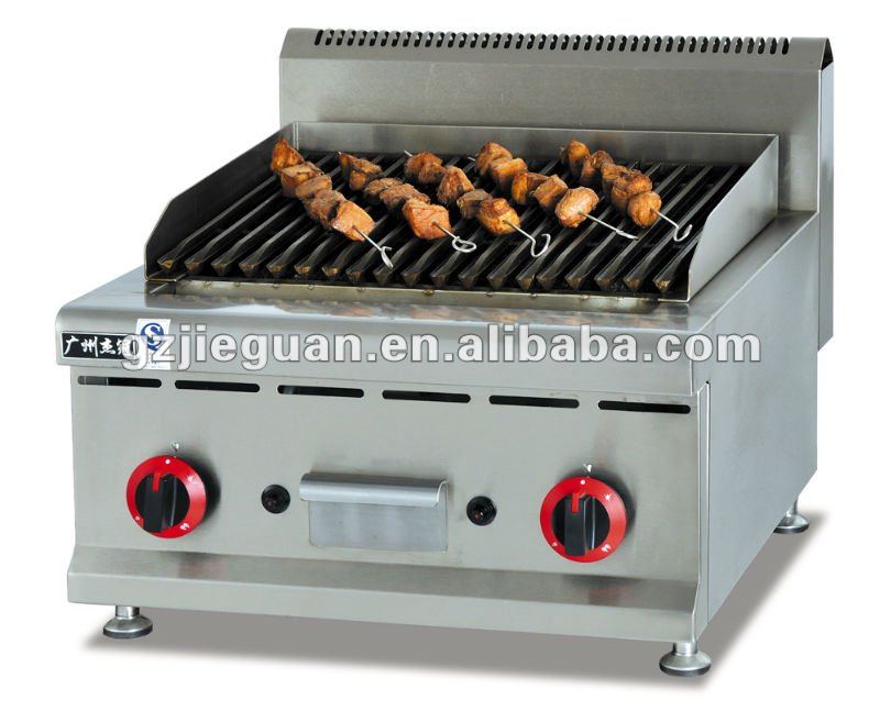 jieguan counter top gas lava rock grill (GB-589)