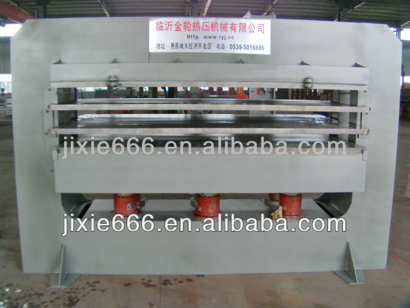 JIN LUN panel press machine /moulded door skin hot press