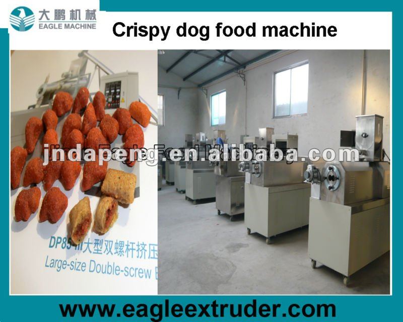 Jinan Eagle extruded dry pet food production line, dog snacks machine, dog food extruder