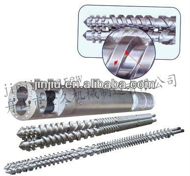 (JIS SACM645)38CrMoALAdouble twin parallel screw and barrel bimetallic china screw barrel twin