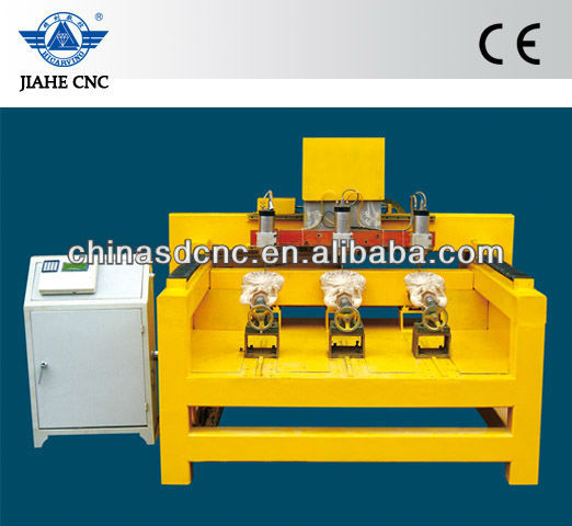 JK-3080S 3-heads Cylinder Stone CNC Router