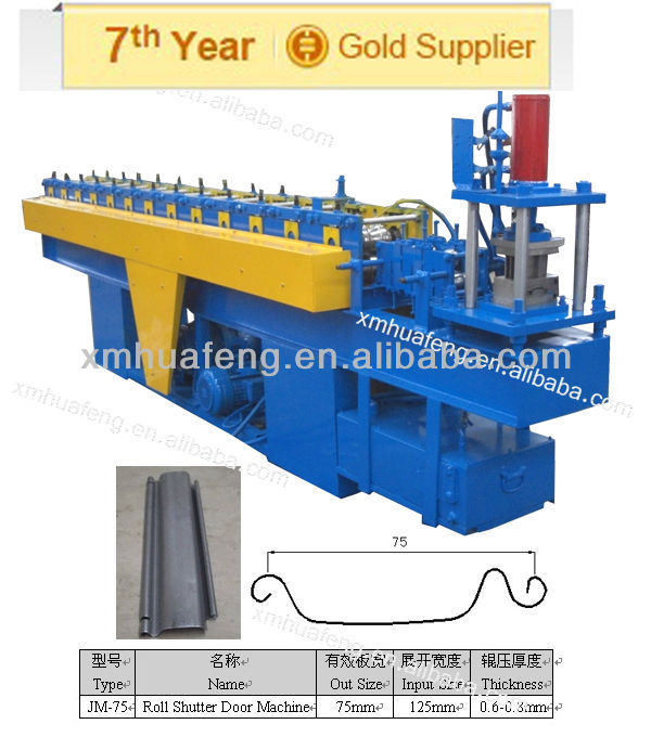 JM75 Rolling Shutter Door Machine