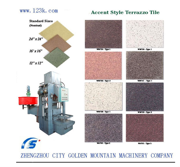 JS-600 automatic terrazo floor tile making machine