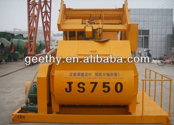 JS750 concrete mixer specifications