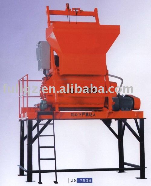 JS750 Concrete Mixing Machine and Concrete Batching