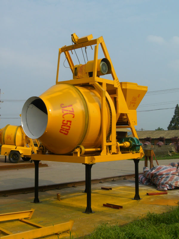 JZM350 reversal discharging mobile concrete mixer