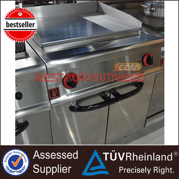 K008 Stainless Steel Electric or Gas Commercial Kitchen Equiment Griddle